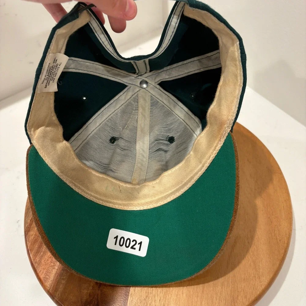 Classic Sportswear Gators Hat Men OSFA Green Brown Snapback Faux Suede Brim